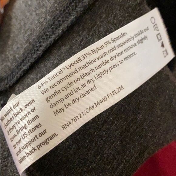 Eileen Fisher Gray Leggings - Picture 5 of 5